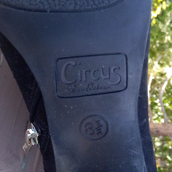 Sam Edelman lack faux suede boots sz 8 1/2 - Picture 10 of 14